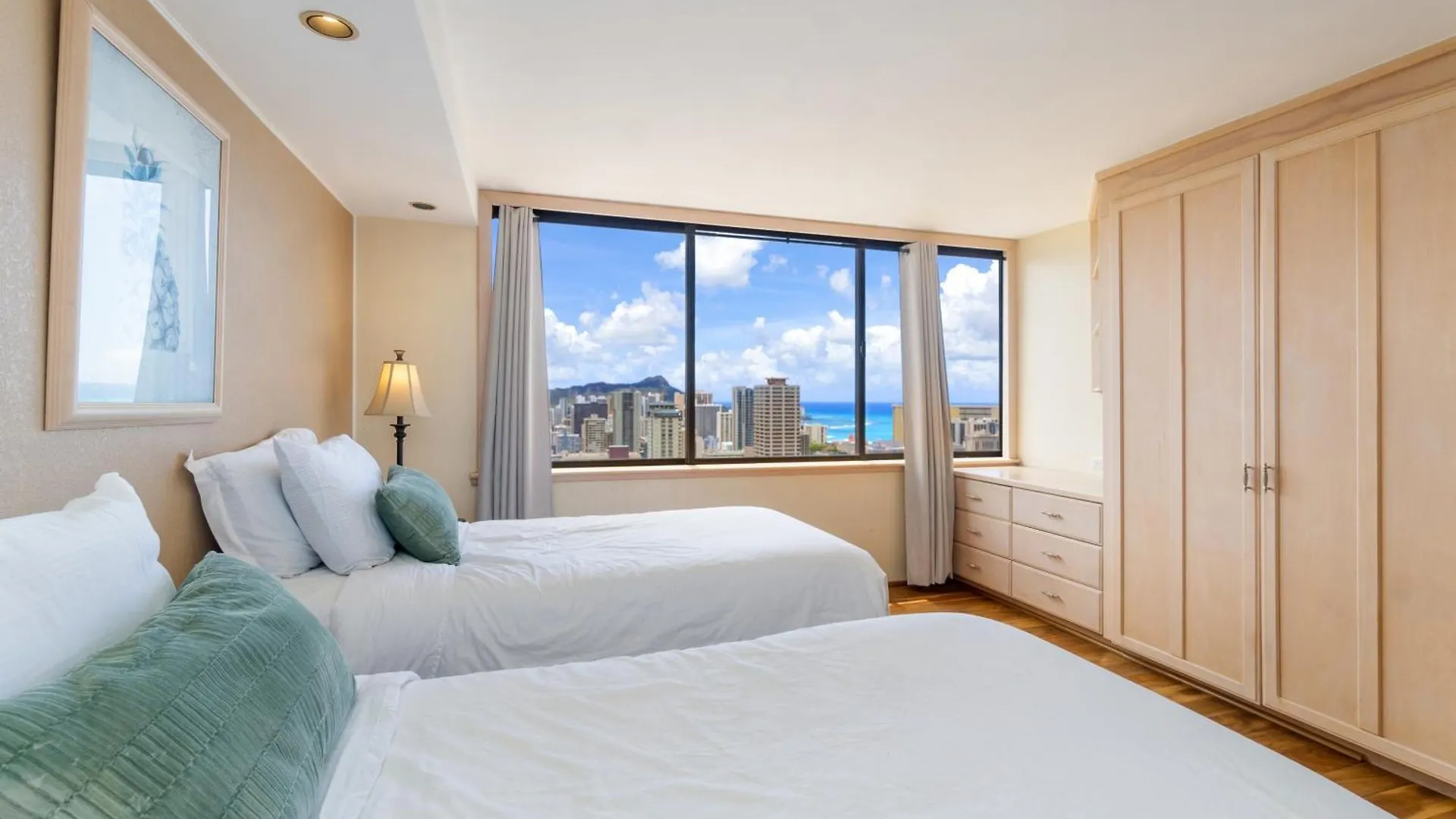 公寓 檀香山Hawaiian Monarch Penthouse 402公寓