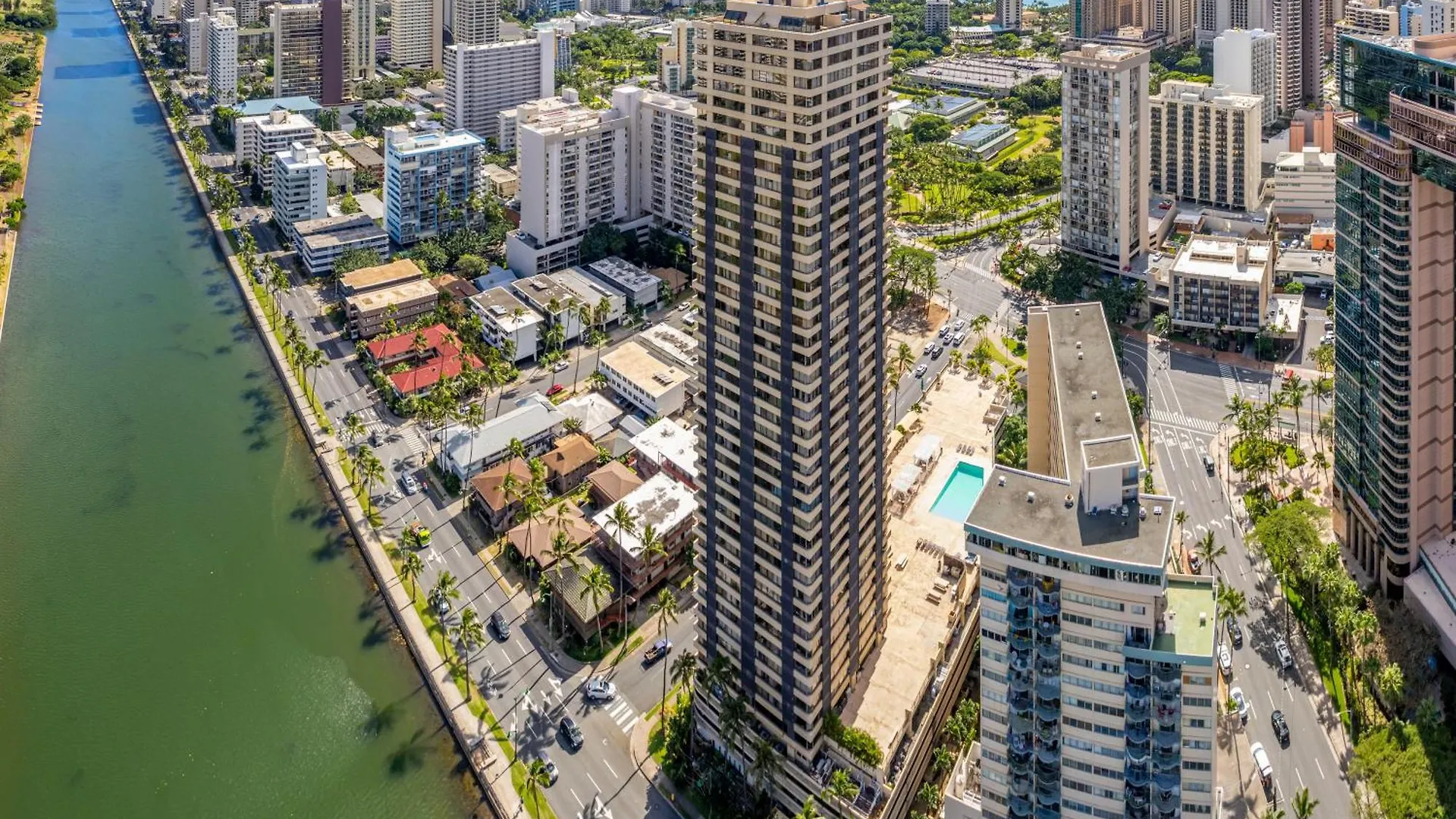 公寓 檀香山Hawaiian Monarch Penthouse 402公寓